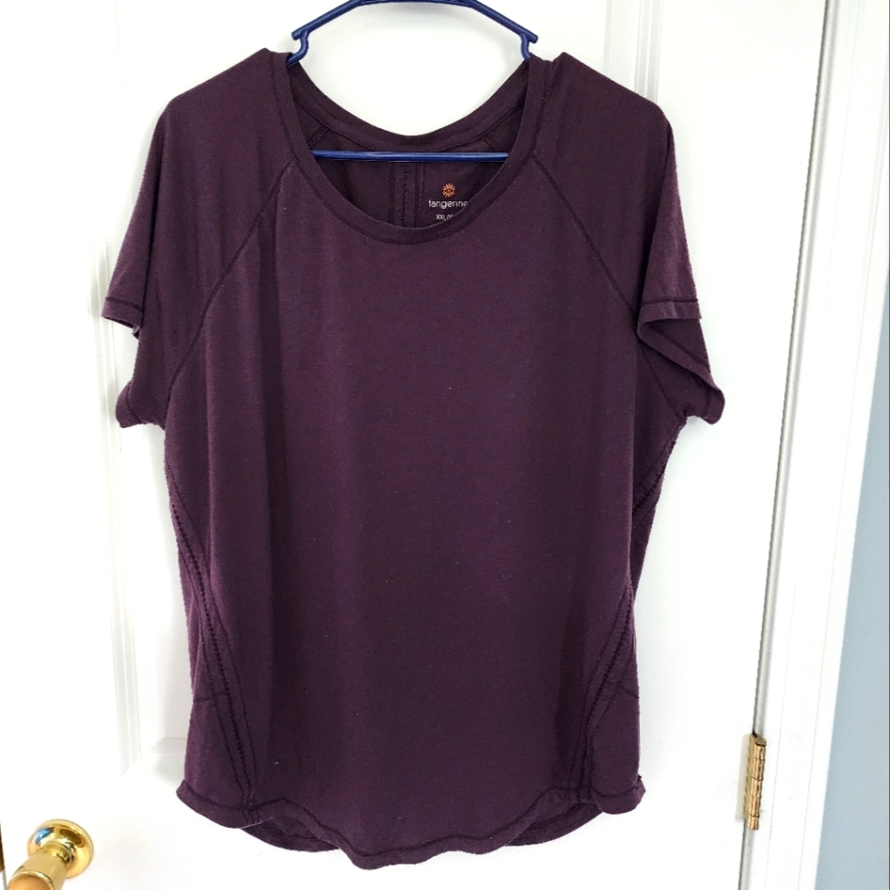 Tangerine Deep Purple Short Sleeve Tee